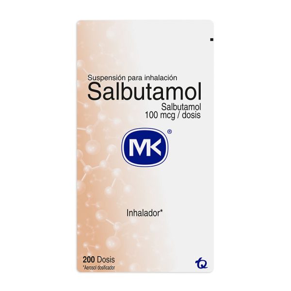 SALBUTAMOL INHALADOR 200 DOSIS MK