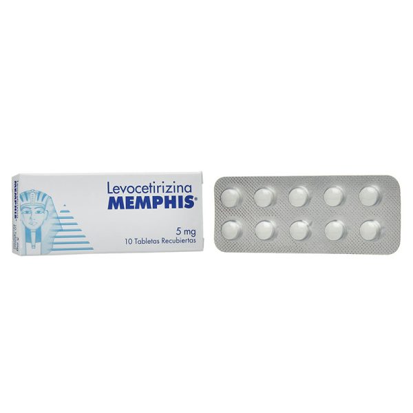 LEVOCETIRIZINA 5 MG 10 TABLETAS MP